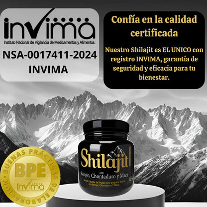 Shilajit Puro del Himalaya ,Potenciador Natural de Energía y Vitalidad