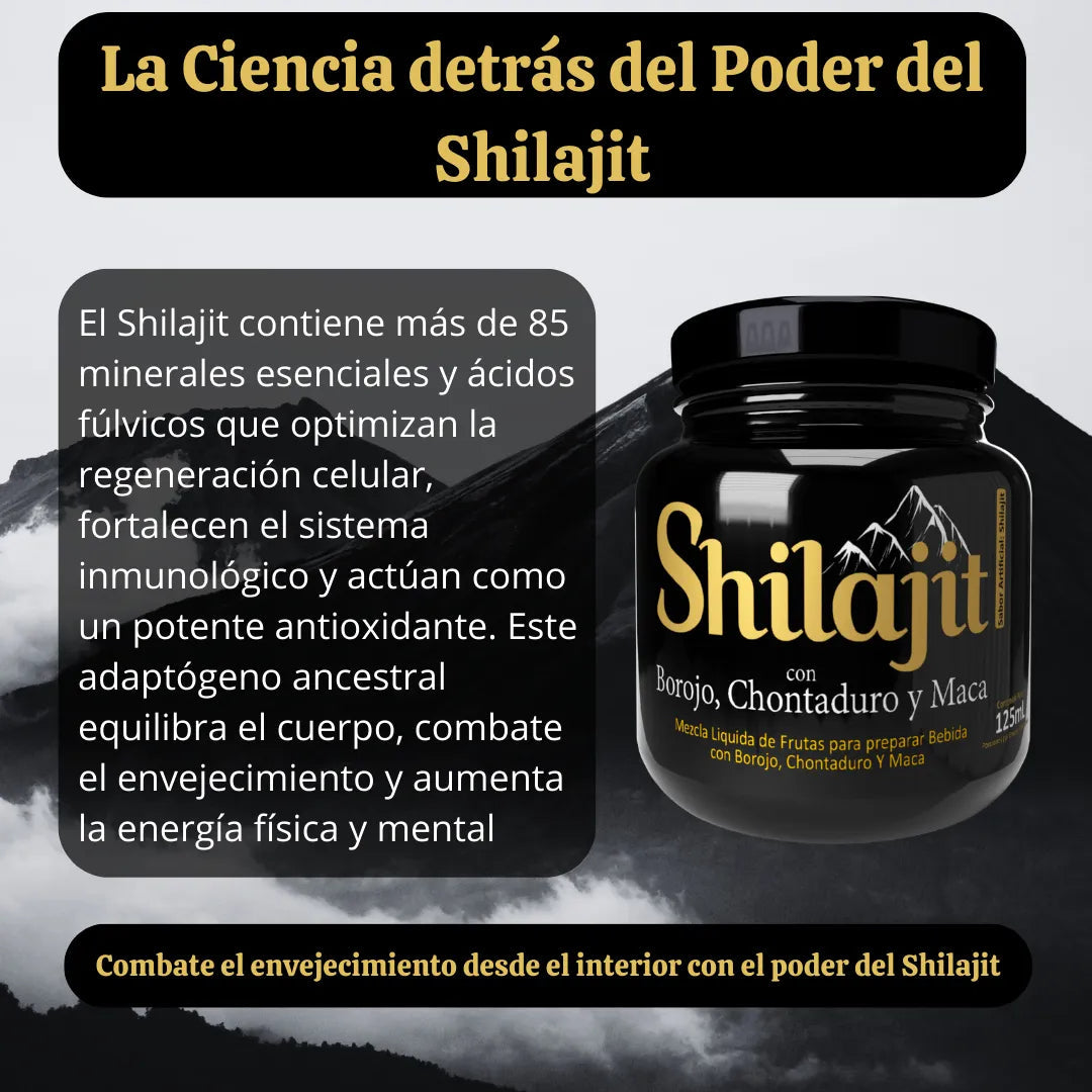 Shilajit Puro del Himalaya ,Potenciador Natural de Energía y Vitalidad
