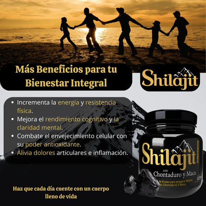 Shilajit Puro del Himalaya ,Potenciador Natural de Energía y Vitalidad