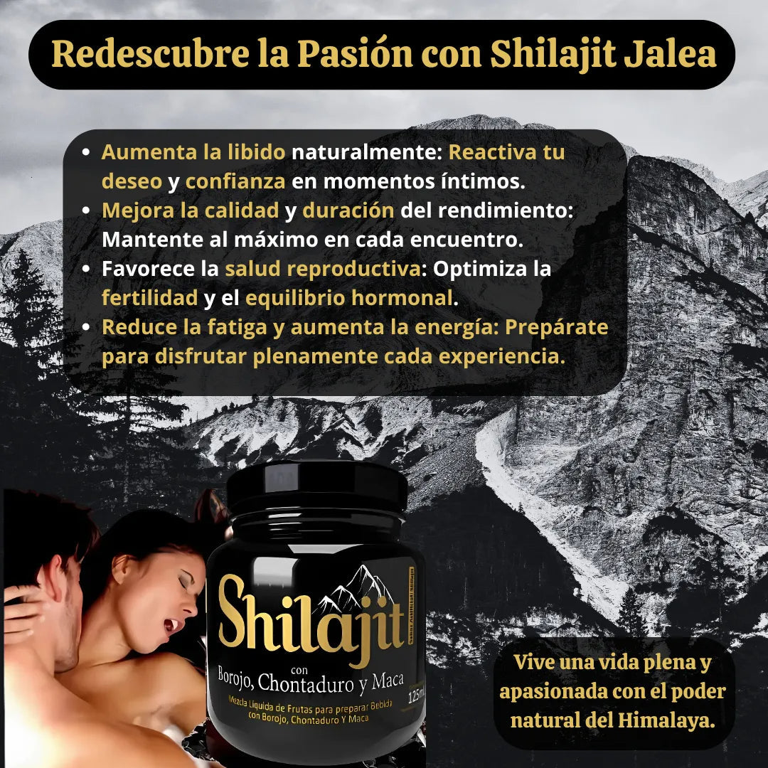 Shilajit Puro del Himalaya ,Potenciador Natural de Energía y Vitalidad