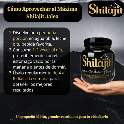 Shilajit Puro del Himalaya ,Potenciador Natural de Energía y Vitalidad