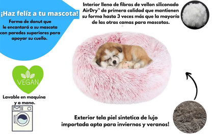 Cama antiestrés para mascotas 🛏️🐶