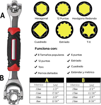 Llave multifunciónal 48 en 1 🔧⚙️