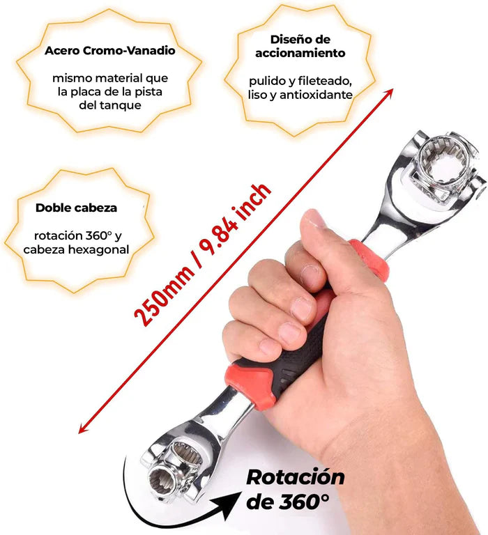 Llave multifunciónal 48 en 1 🔧⚙️