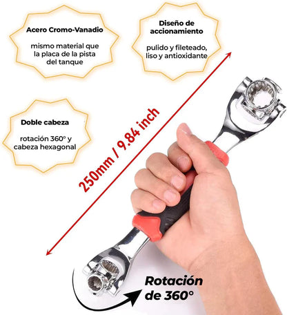 Llave multifunciónal 48 en 1 🔧⚙️
