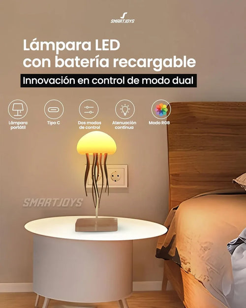 Lampara medusa led