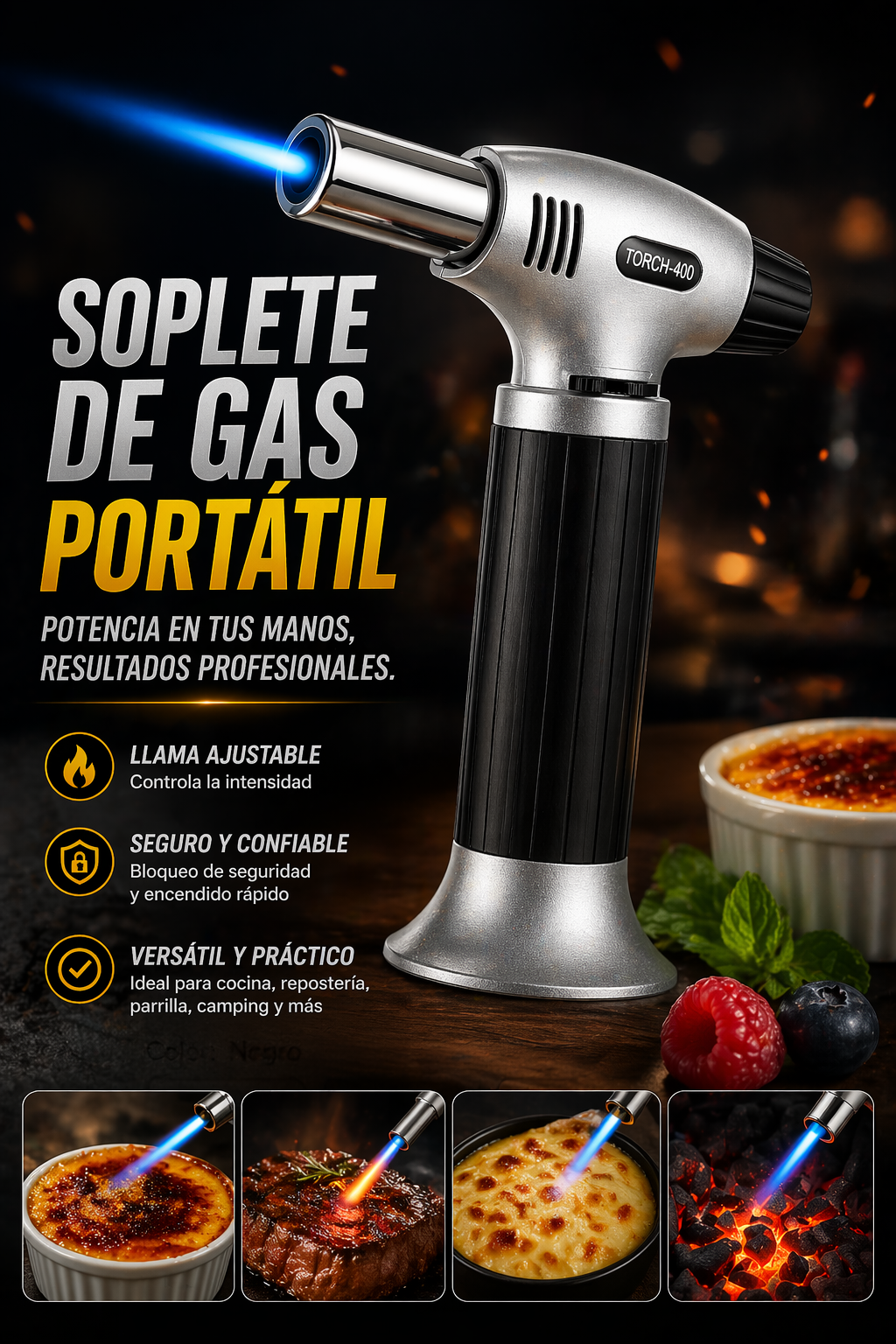 Soplete de gas portatil 🔥💥