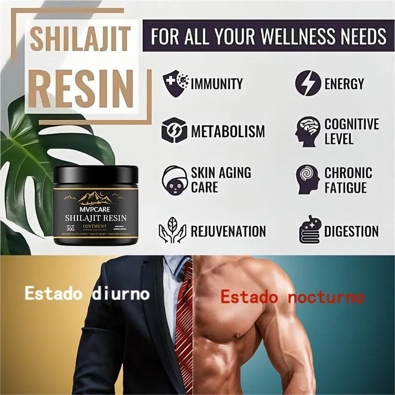 Shilajit Puro del Himalaya ,Potenciador Natural de Energía y Vitalidad