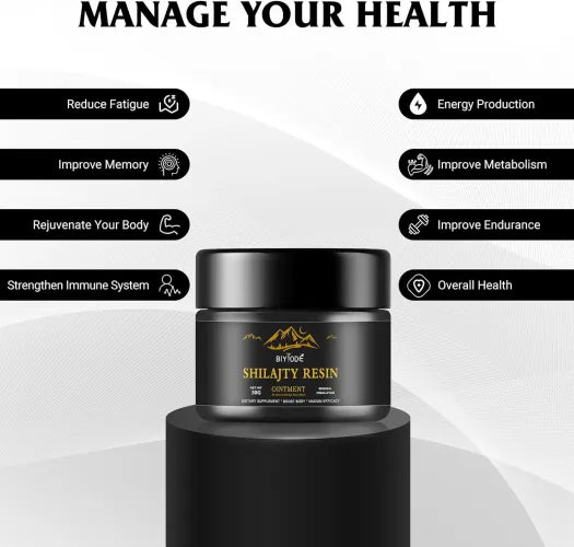 Shilajit Puro del Himalaya ,Potenciador Natural de Energía y Vitalidad