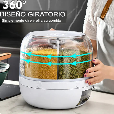 Dispensador GiroGranos 6 en 1 🔄💥