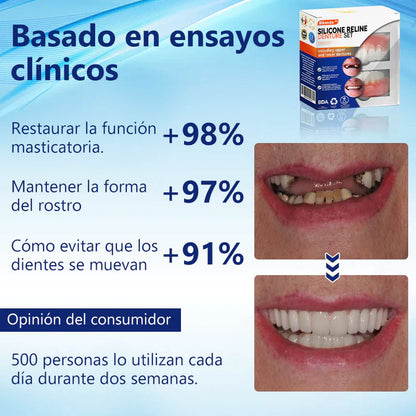 prótesis dental de silicona 😁🦷