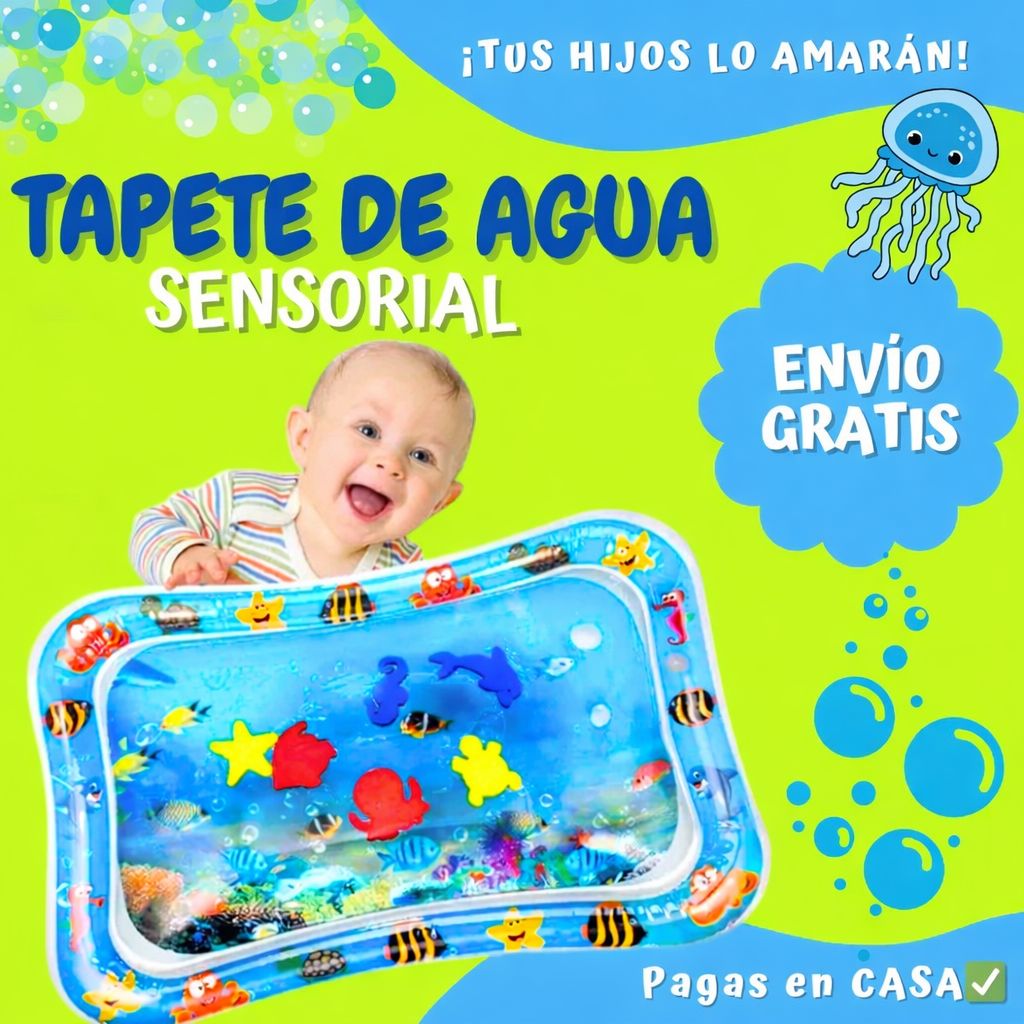 Tapete de Agua sensorial 👶💦