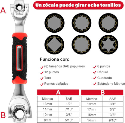 Llave multifunciónal 48 en 1 🔧⚙️