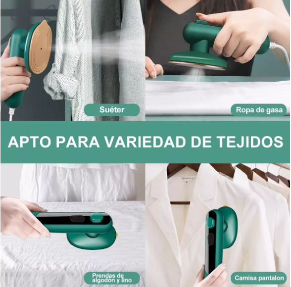 Mini plancha portátil para ropa⚡👔