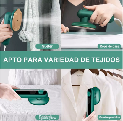 Mini plancha portátil para ropa⚡👔